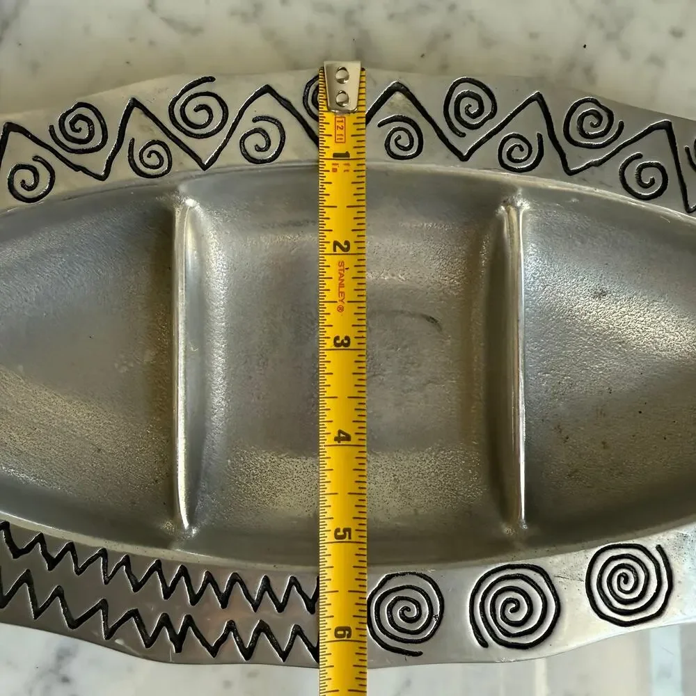 Wilton Armetale Divided Serving Tray 13.5